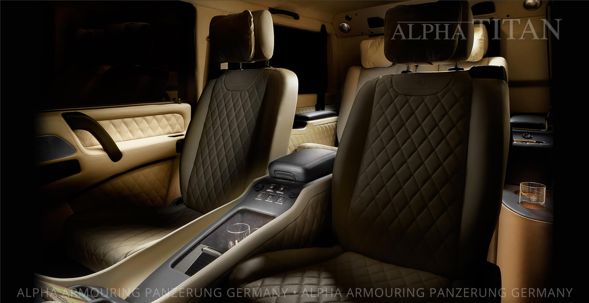 The new ALPHA TITAN the ultimate armoured luxury off-road limousine