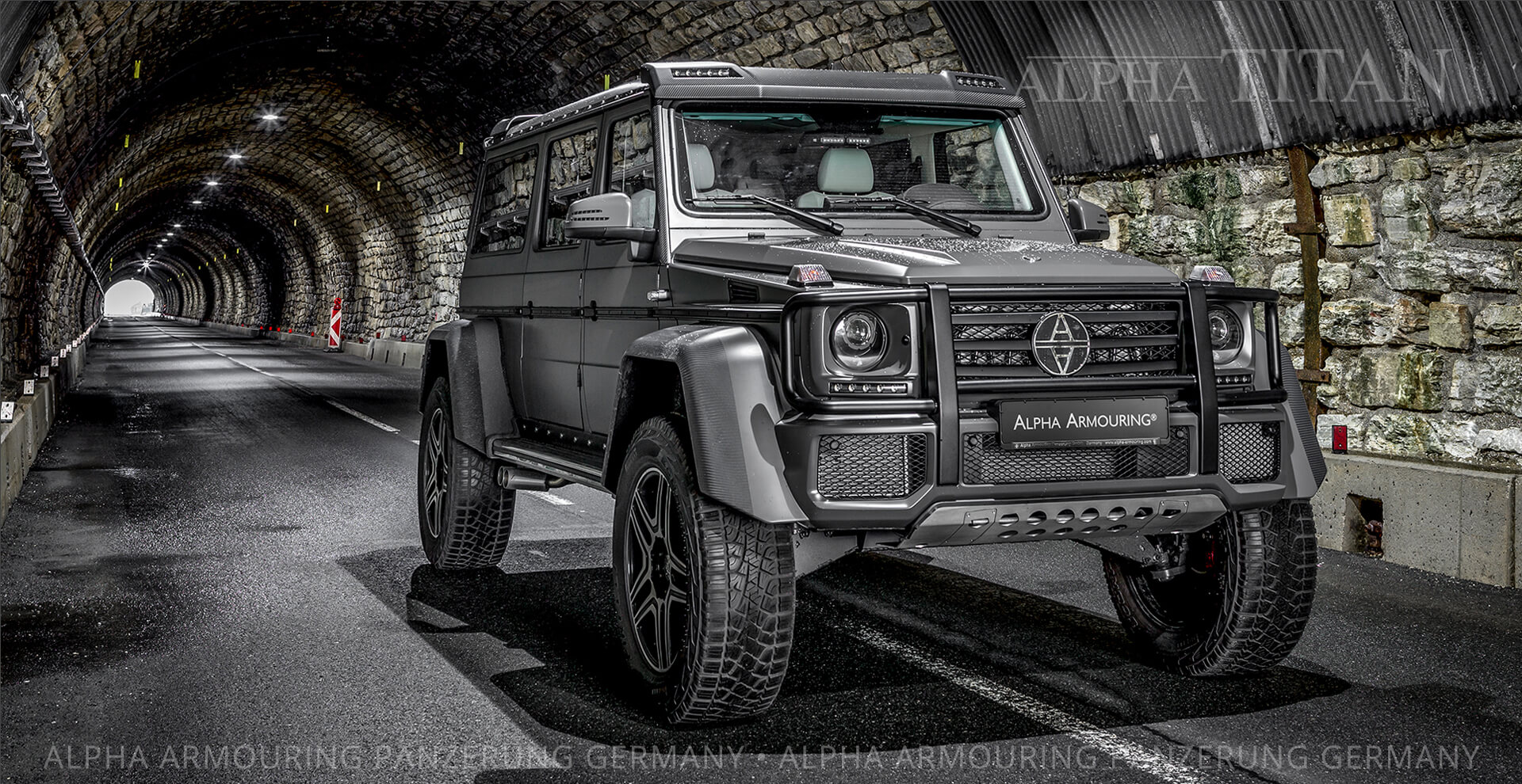 The new ALPHA TITAN the ultimate armoured luxury off-road limousine